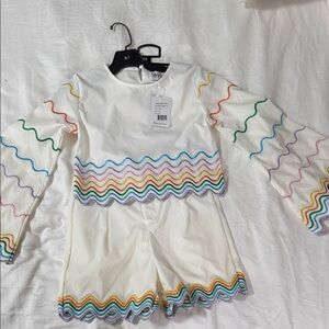 BNWT Lola and the Boys. Size 14 RAINBOW BRIGHT WAVE SET